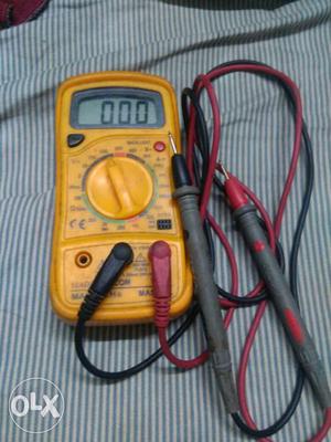 Yellow Multimeter with back light.
