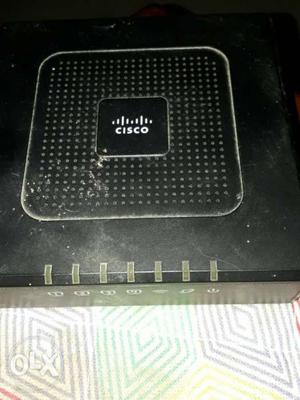 Black Cisco Wireless Router