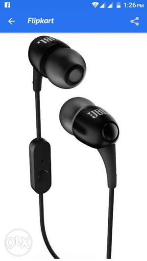 Black JBL Bluetooth Earbuds Screenshot