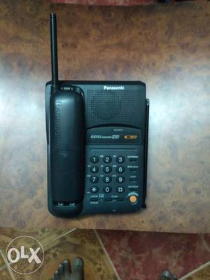 Black Panasonic Desk Phone