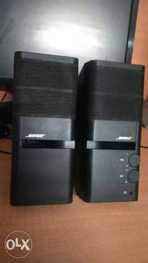Bose Media Mate Multimedia speakers Black color.