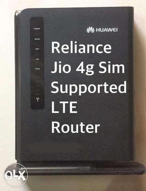 (CCTV/DVR Supported Jio 4G LTE Router)
