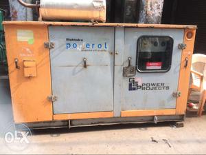 Gray And Yellow Power Projects Mobile Generator