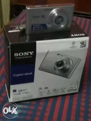 Gray Sony Cyber-Shot Digital Camera With Box