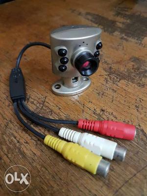 Gray Surveillance Camera