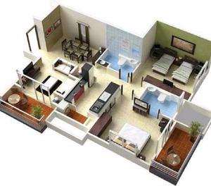 2BHK flat available in kharghar sector 37