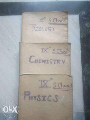 9th CBSE all three science s. chand books in 500.