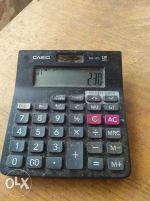 Black Casio Desktop Calculator
