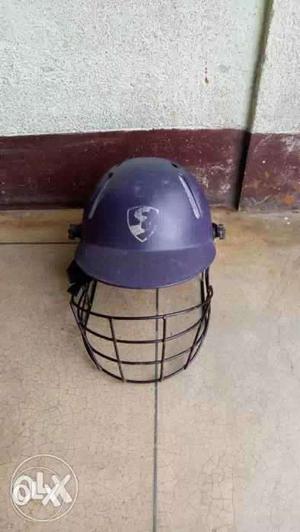 Blue And Black SG Cricket Helmet