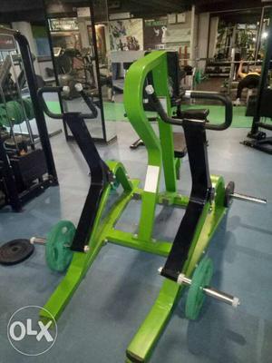 Green And Black Steel Stationary Trainer