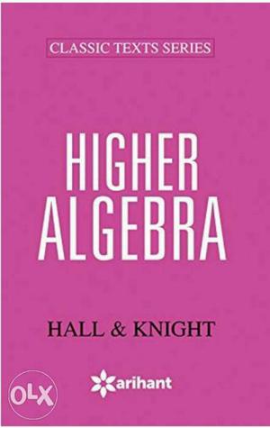 Higher Algebra Hall & Knight Arihant Book