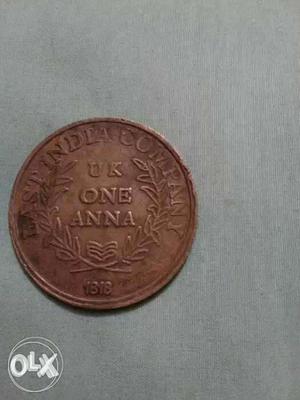  Indian UK Anna Coin