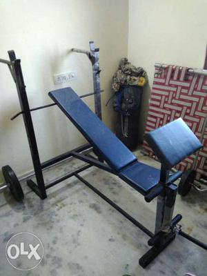 Manual exercise bench