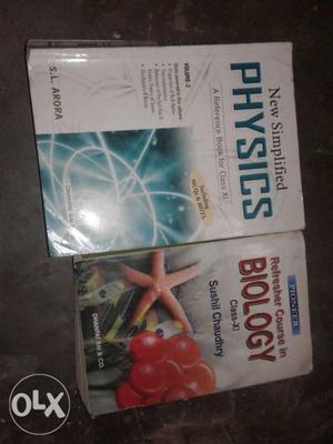 Two Physics And Biology Textbooks