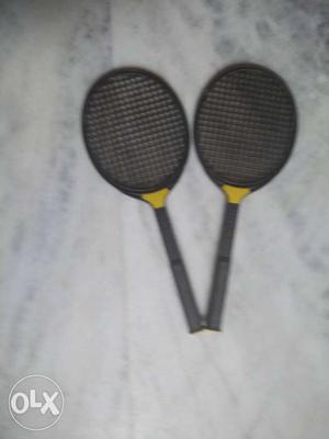 Two tennis racquet