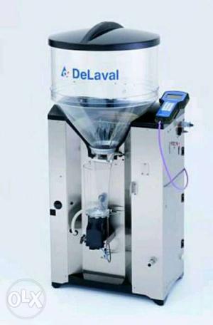 White And Black DeLaval Processing Machine
