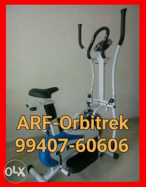 White And Blue Arf Orbitrek Elliptical Trainer