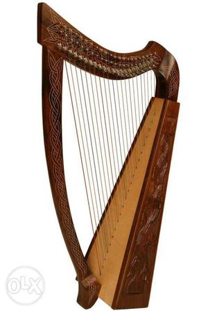  strings Irish Rosewood Harp with 18
