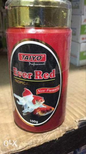 100g Taiyo Ever Red Pet Food Container
