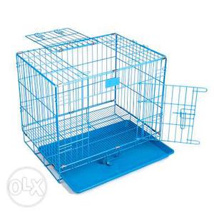 All Size Foldable Cage with Tray available for