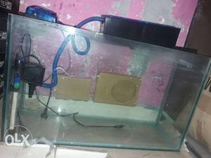 Aquarium+ top filter+air pump+heater +led light