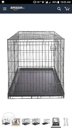 Black Collapsible Pet Cage Screenshot
