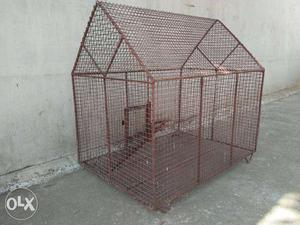 Heavy steel birds cage