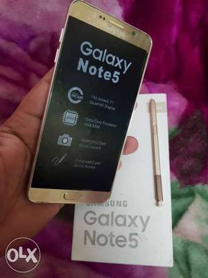 Samsung note 5 dual sim 32gb with bill and