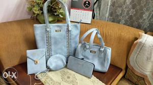 Brand new DKNY ladies hand bags sky blue colour