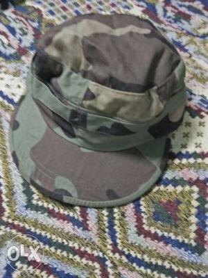 Brown Camouflage Cap