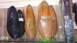 Brown Leather Slip-on Shoe