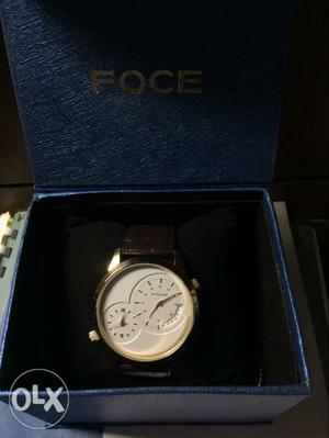 Foce dual time watch.