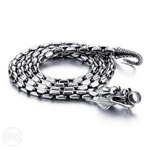 Imported 925 Thai Silver Dragon Chain