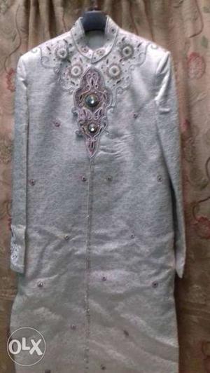 Men's Grey Sherwani Dress