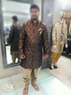 New Sherwani for sale one time use only five