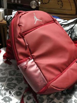 Red Jordan Backpack Authentic from Canada Brand