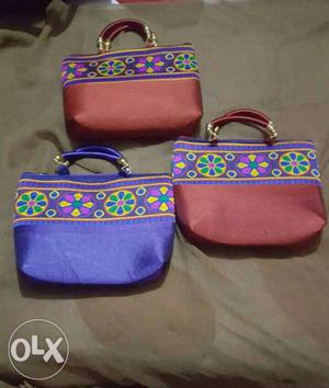 Suede Handbags per peice 150/-