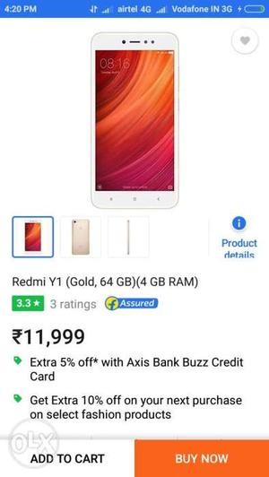 Im selling my mobile Redmi Y1 4ram.64