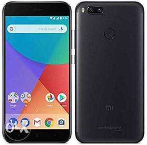 Mi A1 black, 4gb & 64 gb, 2 months old in a very