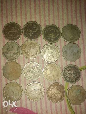 2 Indian Paise Coin Collection