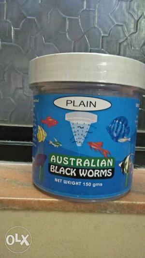 Australian black worms.Best discus food