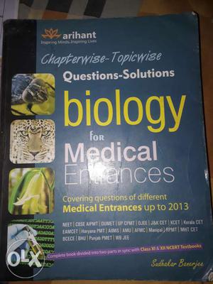 Biology entrance book for neet of arihant