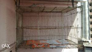Bird cage Brown Metal Pet Crate