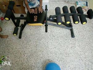 Black And Yellow Gym Equipment