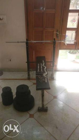 Brand New Multi Bench With Bench Rod, Dumbell