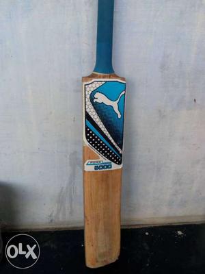 Brown And Blue Puma Cricket Bat