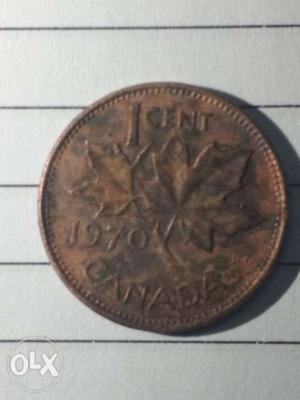 Canadian Cent Coin