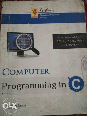 Computer programing krishna publication book bhut achi book