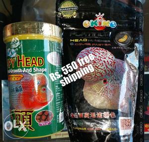 Flowerhorn fish food available with combo offers and