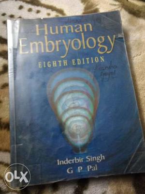 MEDICAL BOOK Human embryology by Inderbir Singh